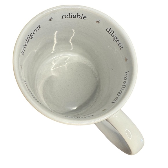 Williams Sonoma Cream Zodiac Mug Virgo - Picture 3 of 4